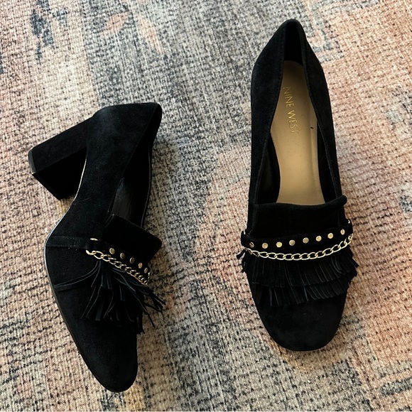 Nine West Rounded Toe Heels sz 9.5 - Picture 1 of 4